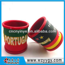 Office souvenir pvc plastic coffee cup with handle